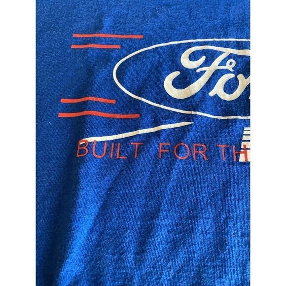 Ford Truck Blue Built for the Road Ahead T-Shirt Size Large - Picture 4 of 6